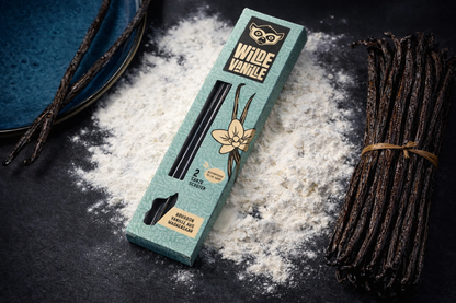 2 Bourbon-Vanilleschoten im praktischen Reagenzglas