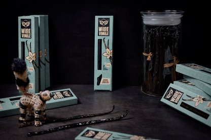 2 Bourbon-Vanilleschoten im praktischen Reagenzglas